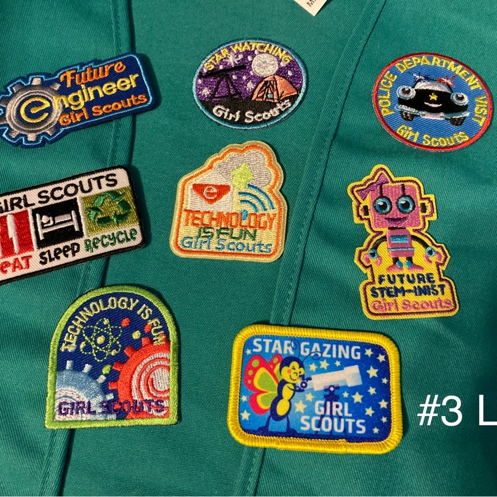Girl Scout FUN Badges Lot of 8 for Girl Scout Vest
